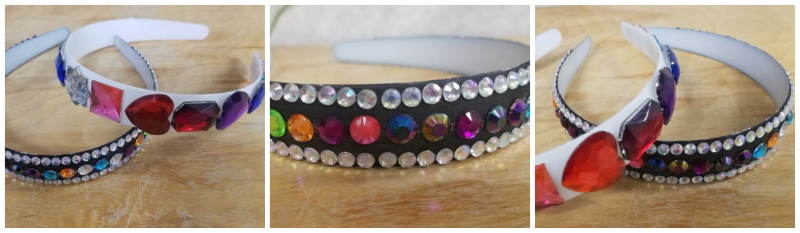 Acrylic Gemstone Headband