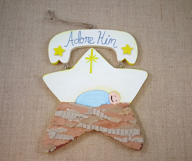 adore him christmas craft