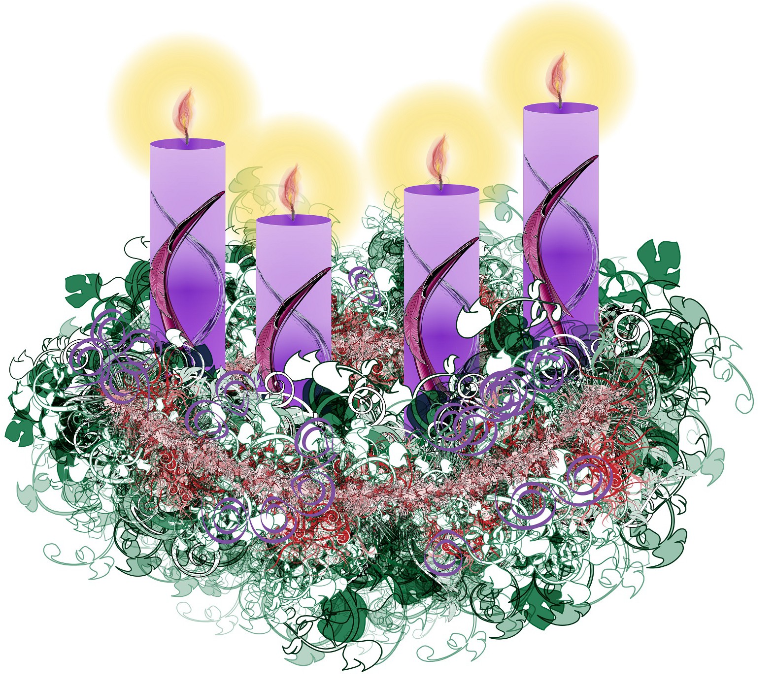 No-Flame Advent Wreath – Christian Activity