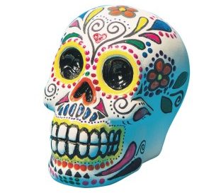Bisque Skull Bank
