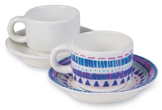 Ceramic Cup & Saucer