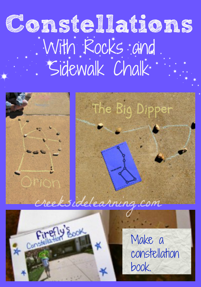 constellation activity with chalk