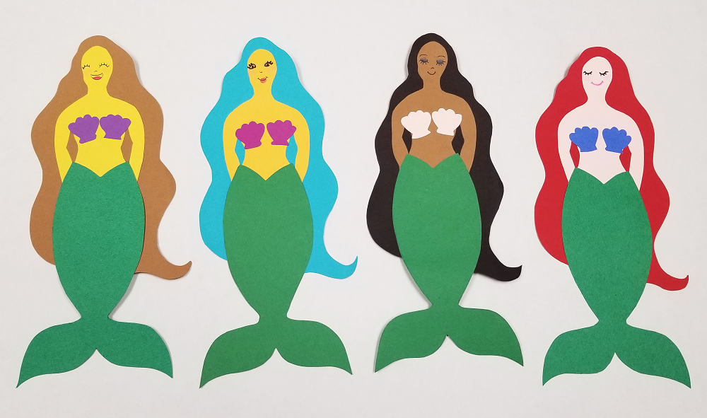 Easy DIY Paper Mermaid Craft