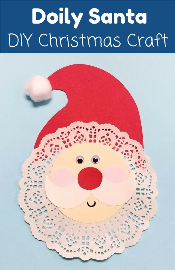 Doily Santa Holiday Craft