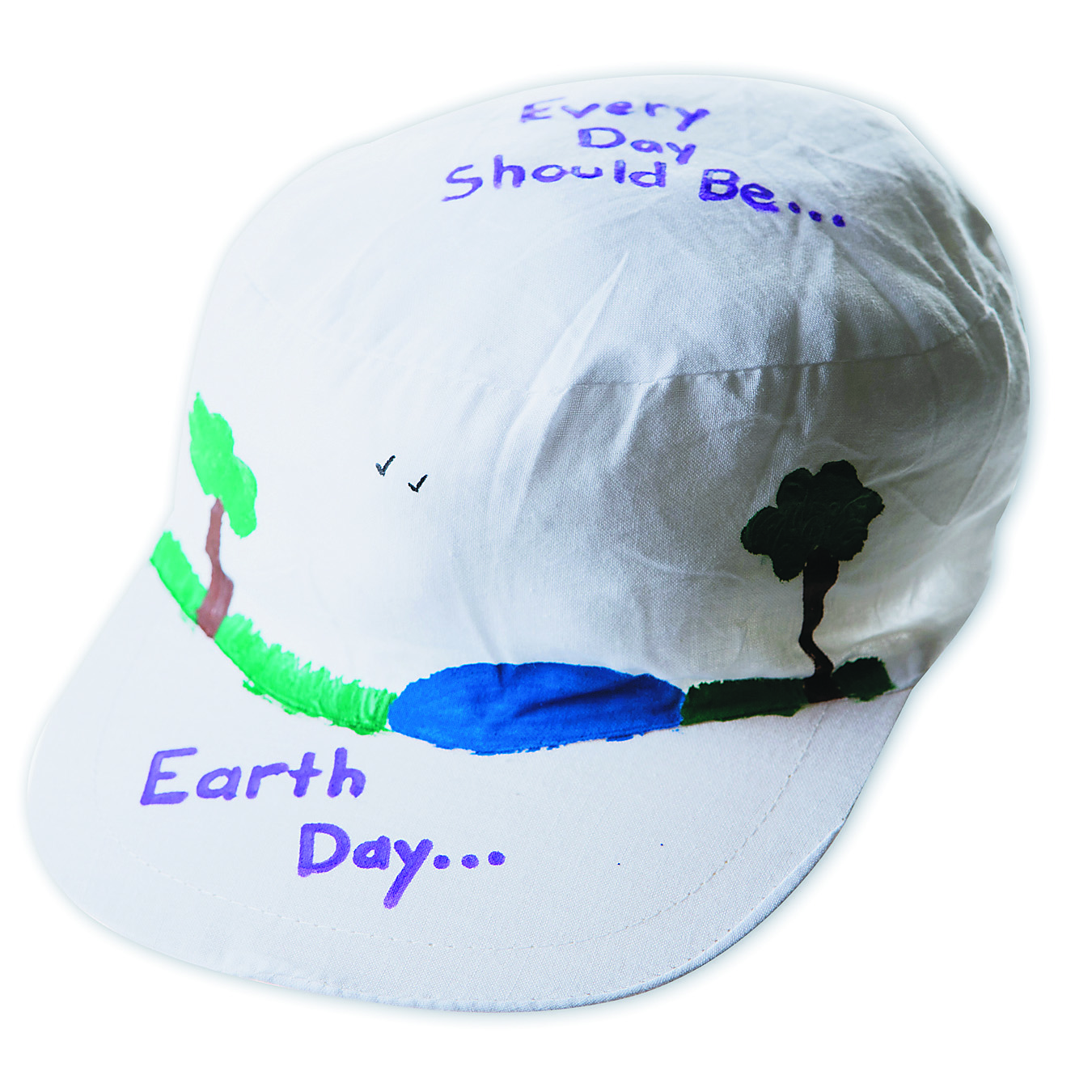 Earth Day themed hat
