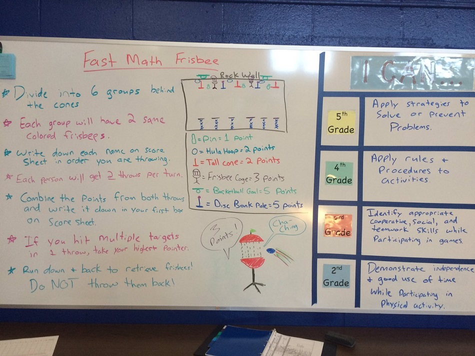 Fast Math Frisbee
