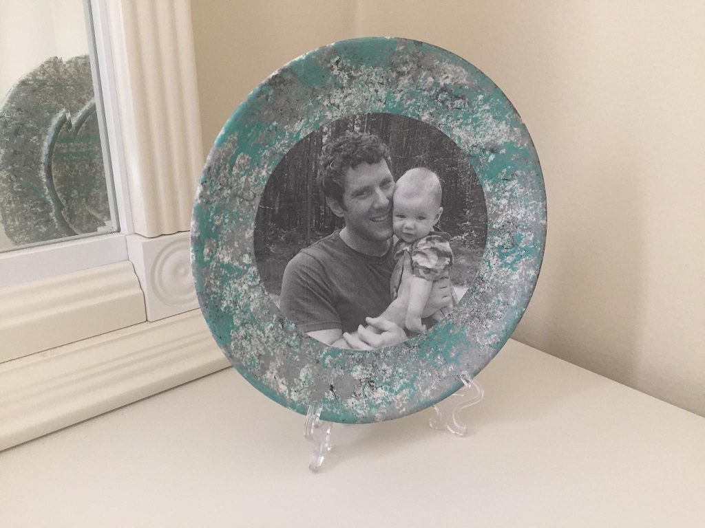 Father’s Day Memory Craft – Photo Plate