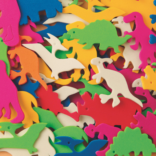 dinosaurs foam shapes