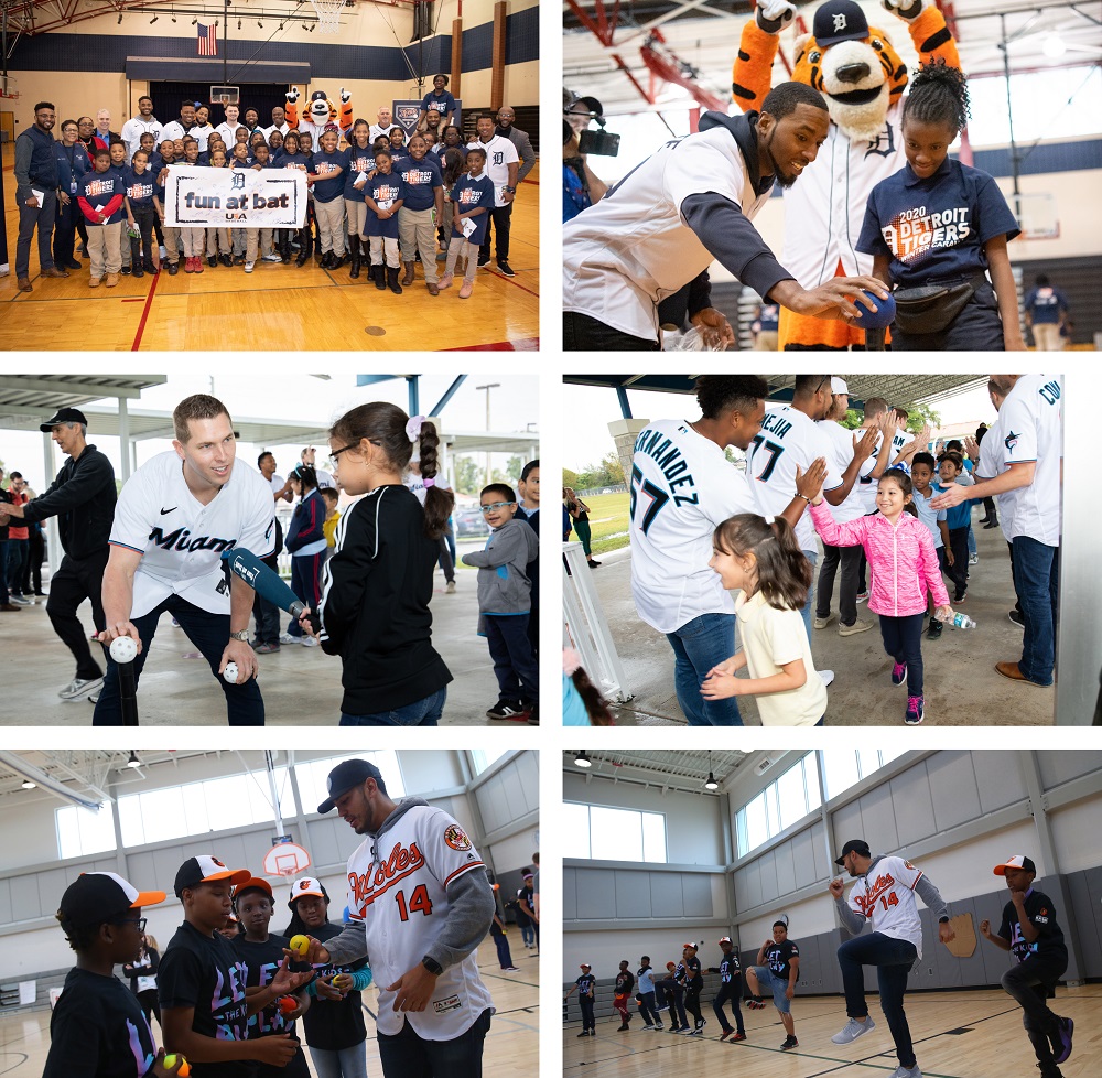 Fun at Bat USA Baseball teams visit