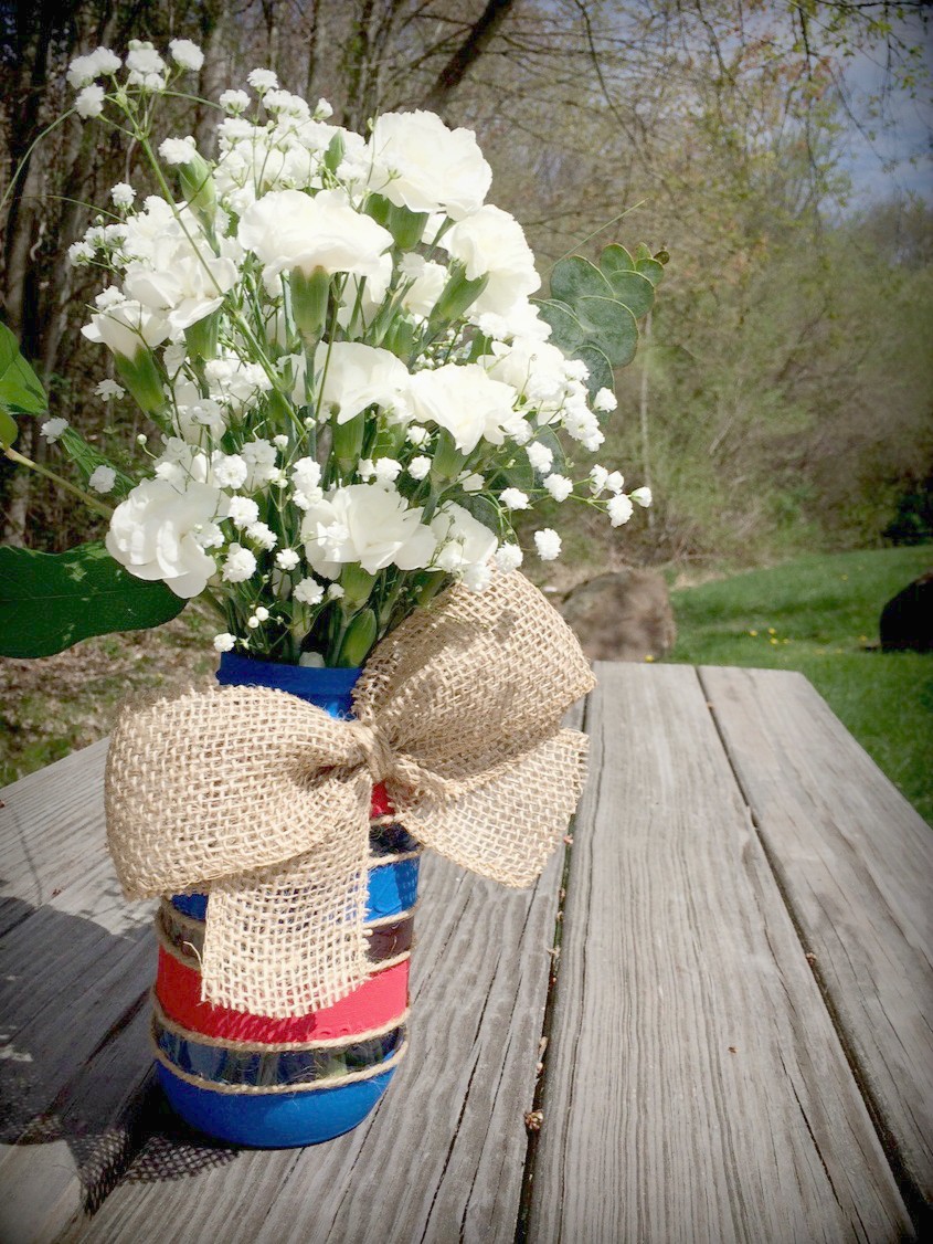 Memorial Day Mason Jars