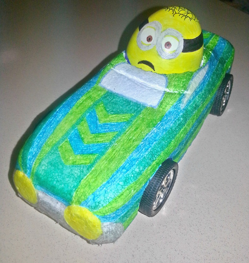 Foam Race Cars Activity for Traffic Education