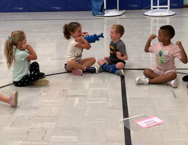 Passing Activity for PE Cooperative Games Unit