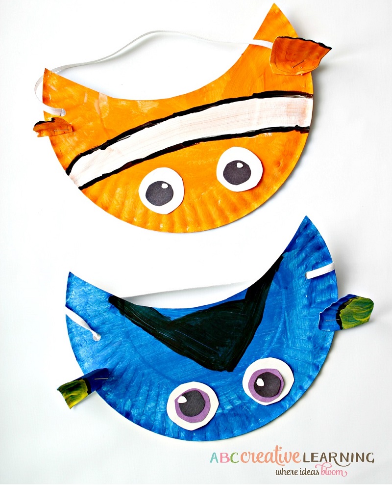 Finding Nemo Paper Plate Craft - ABC Learning paper crafts finding dory and nemo