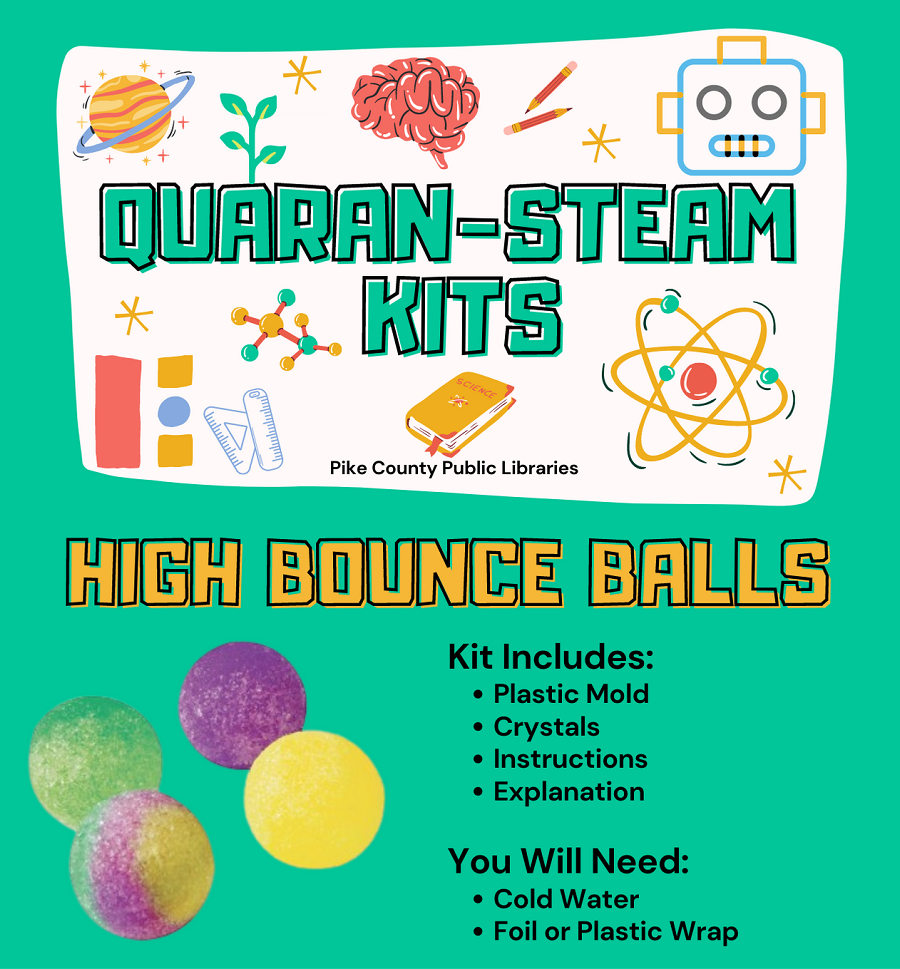 Quaran-STEAM kits bouncy balls