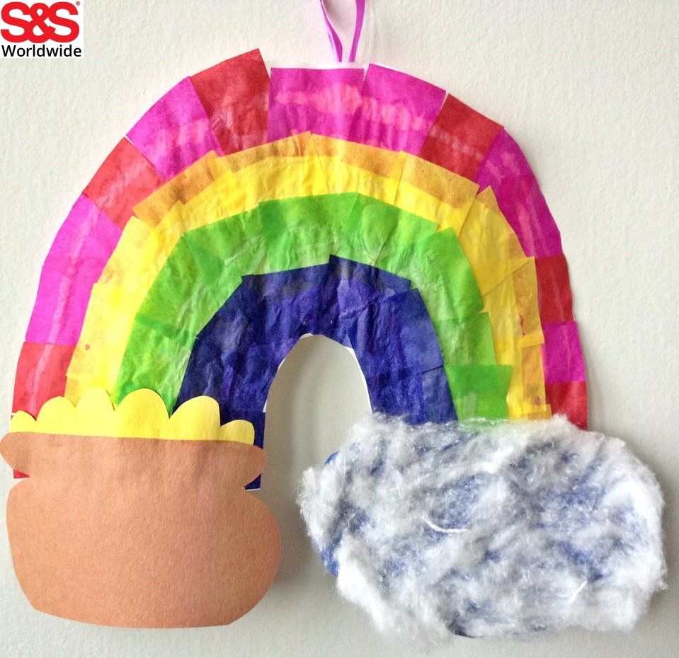 Rainbow Suncatcher – Saint Patrick’s Day Craft
