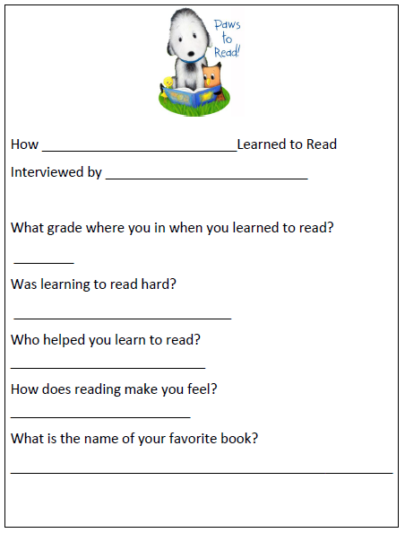 reading activity