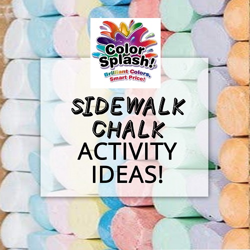 Sidewalk chalk ideas
