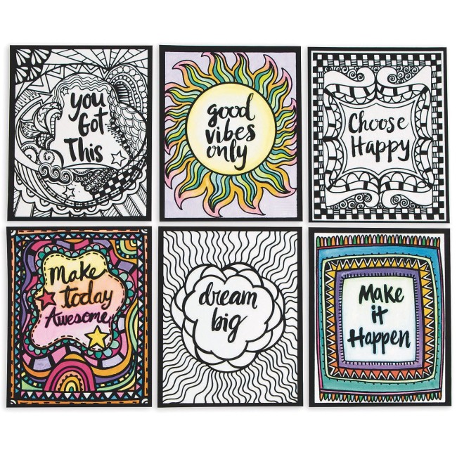 Think Positive Velvet Art Posters