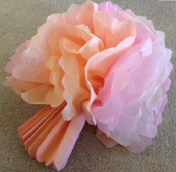 tissue paper flowers