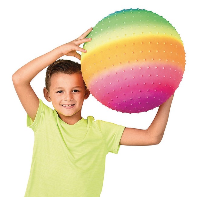 Ultra-Light 18” Knobby Vinyl Rainbow Playball