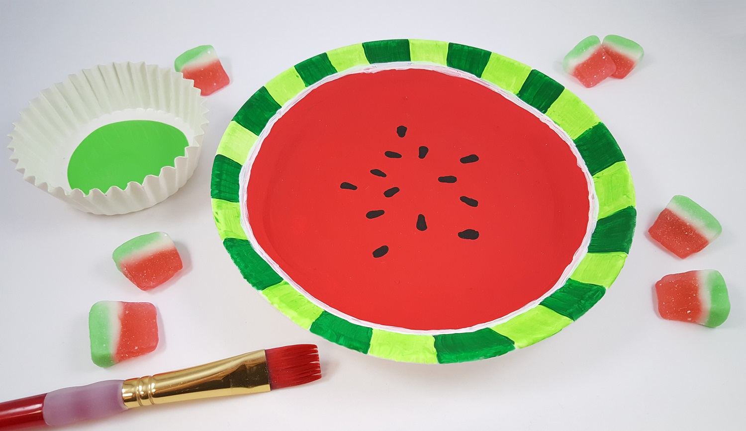 Watermelon Craft Activity for Summer