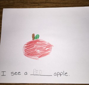 apple is red
