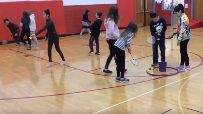 Badminton Mini Golf Activity For PE