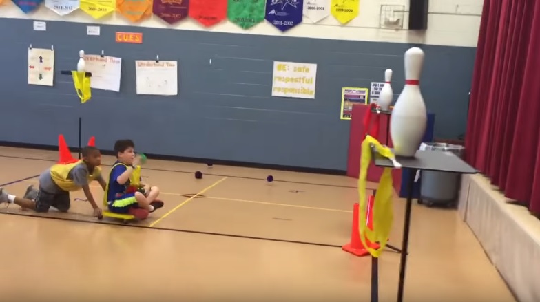 Castle Crushers PE Throwing Activity