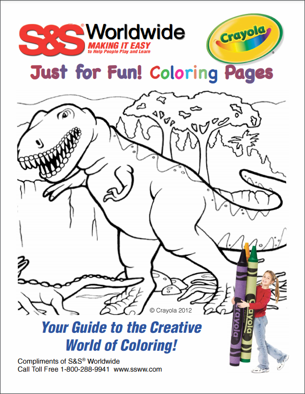 FREE Coloring Pages for Kids – Dinosaur Themed & Stand-Up Animal Shapes