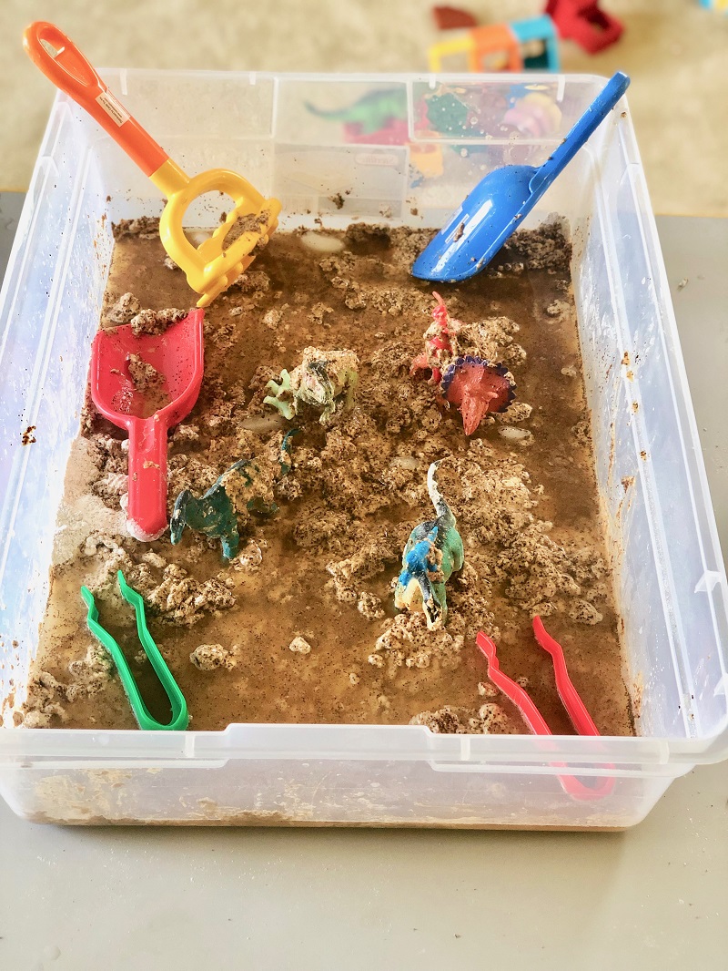 dinosaur dig for kids