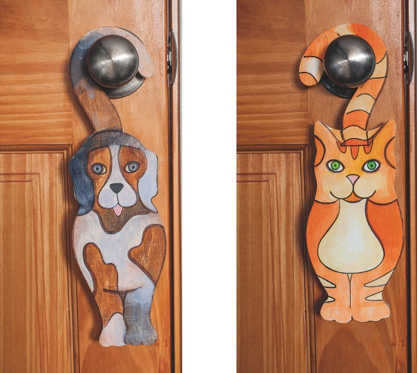 doorknob pet crafts