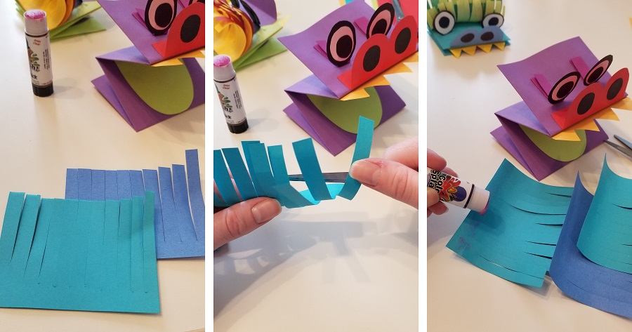 paper craft dragon