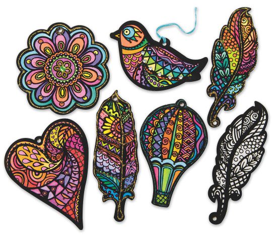 velvet art ornaments