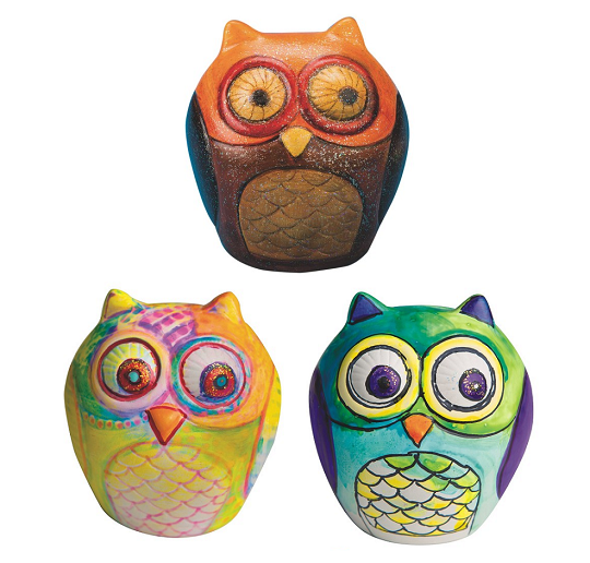 fall thanksgiving owl banks