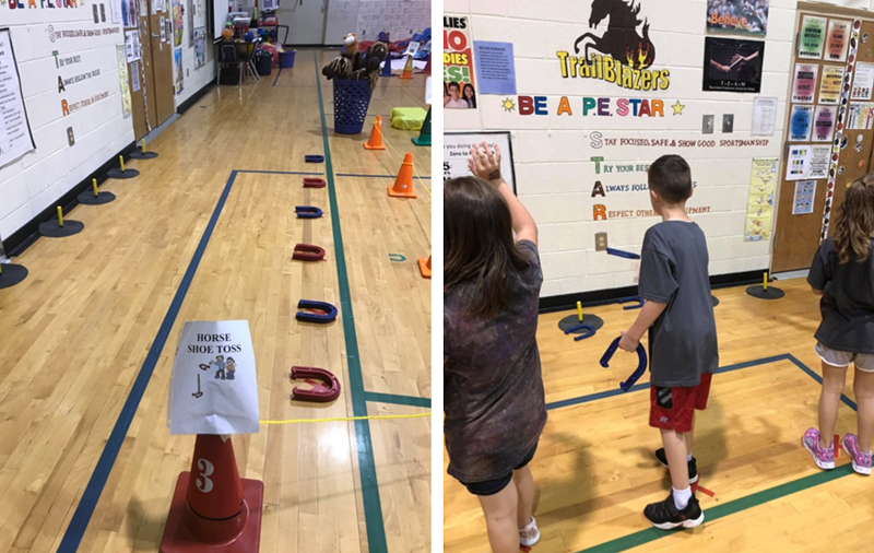 field day horseshoe toss