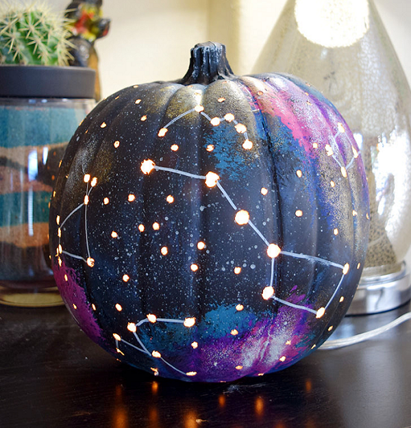galaxy pumpkin