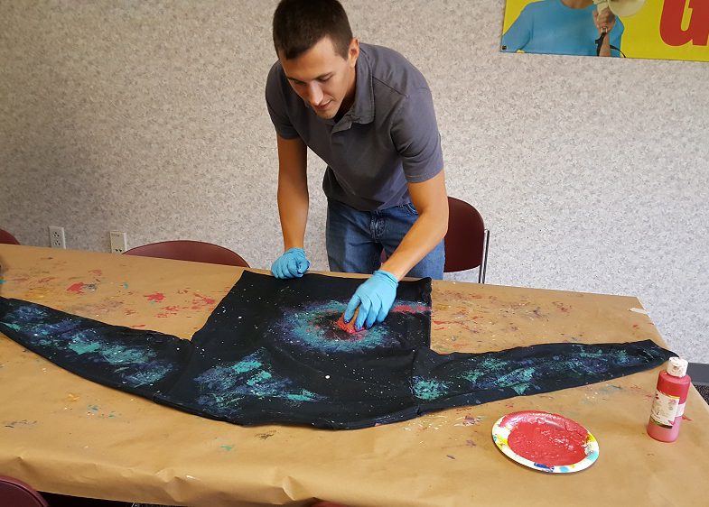 galaxy shirt craft