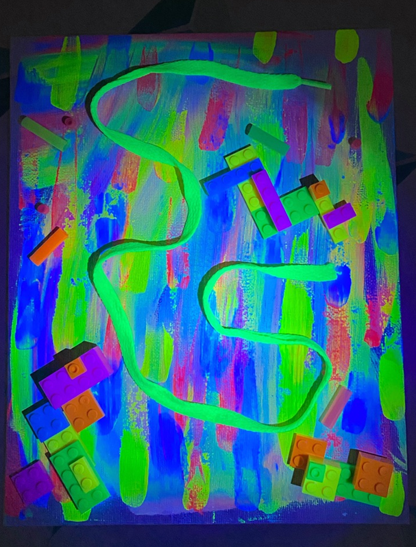glow art abstract