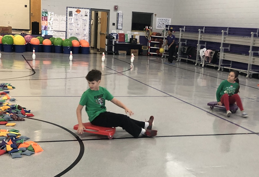 Holiday Themed PE Station Ideas