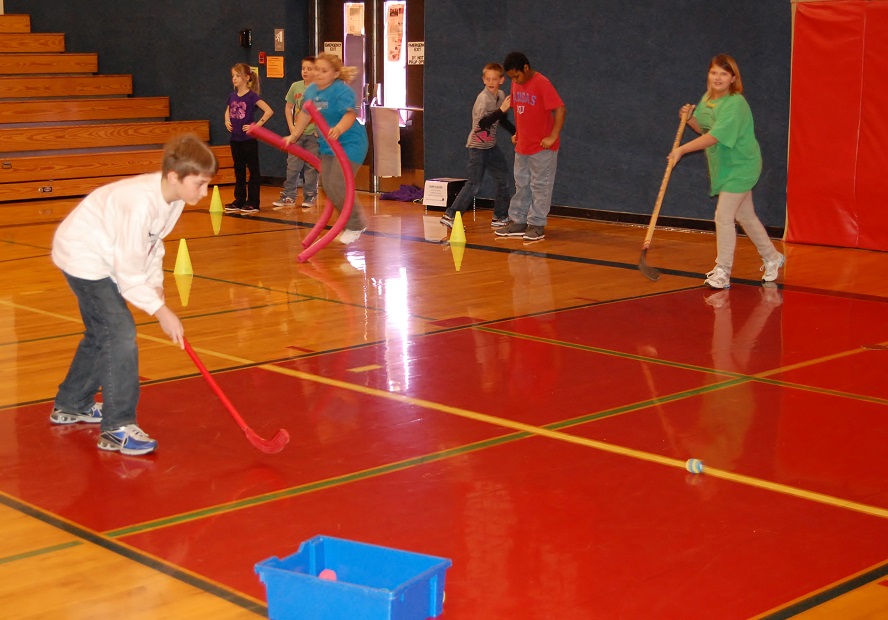 hockey winter games pe