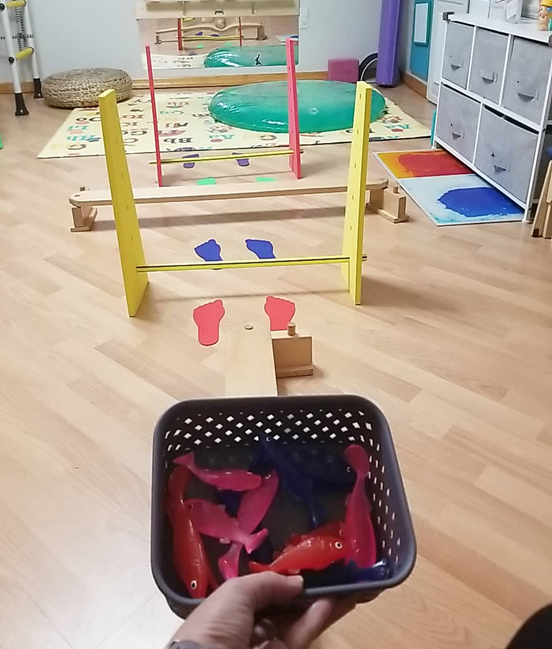 Hurdle Activity For Sensory Input & Balance Training