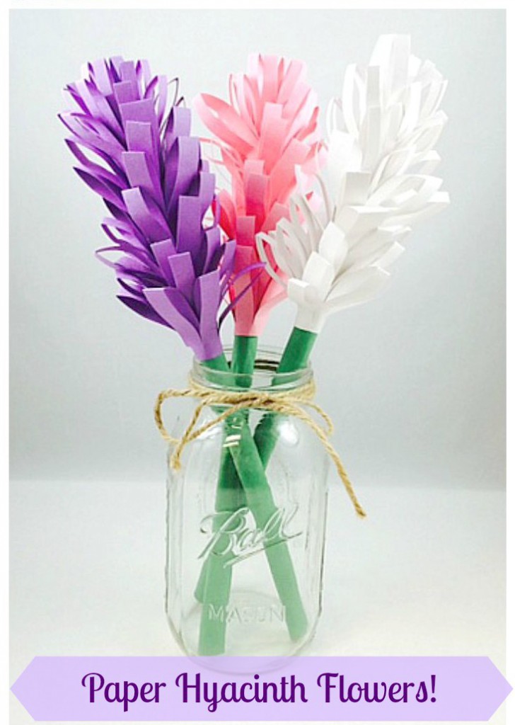 Paper Hyacinth Flowers Paper Crafts Hyacinth Flowers