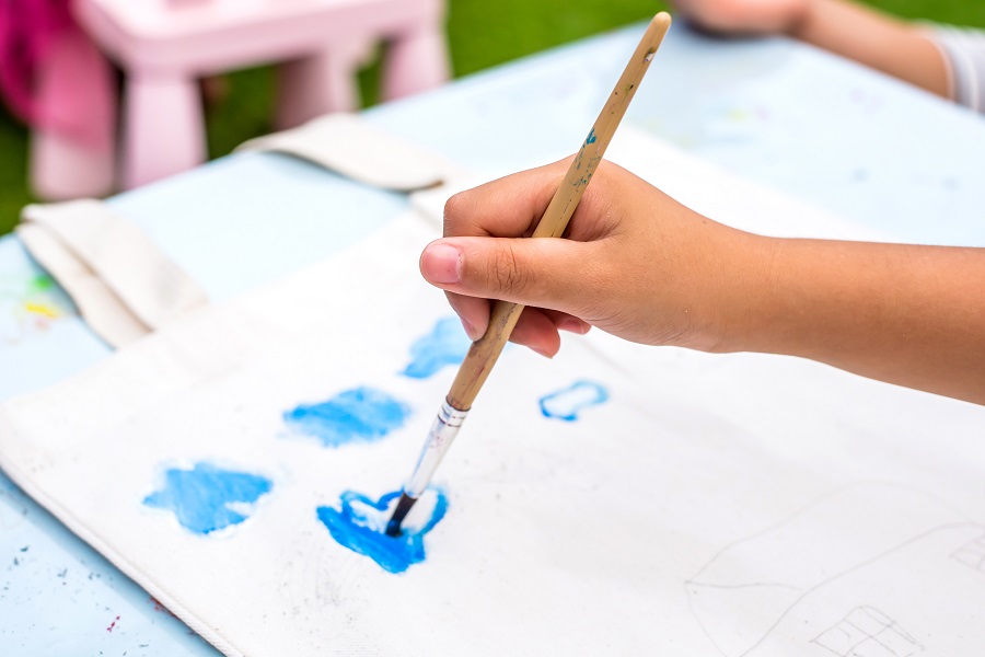 Shadow Pattern Art with Writing – Classroom Lesson Plan