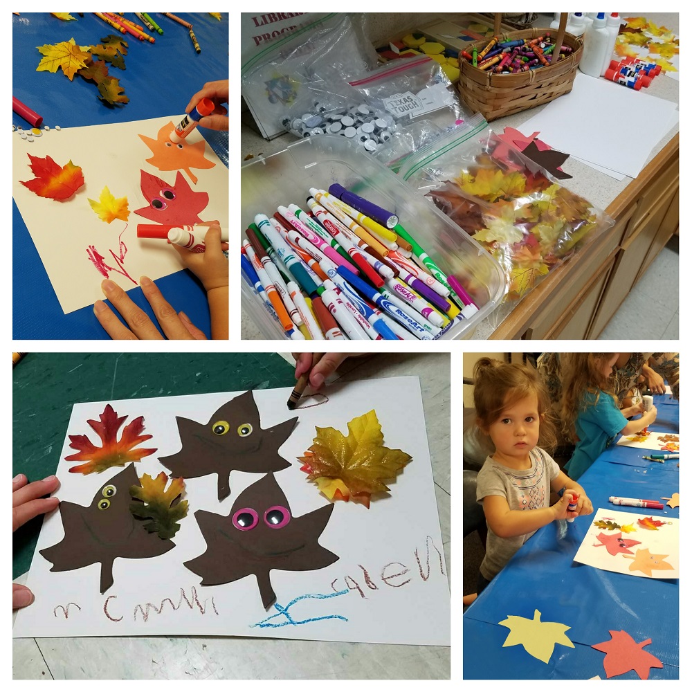 Fall Leaf Paper Craft – Library Storytime Activity