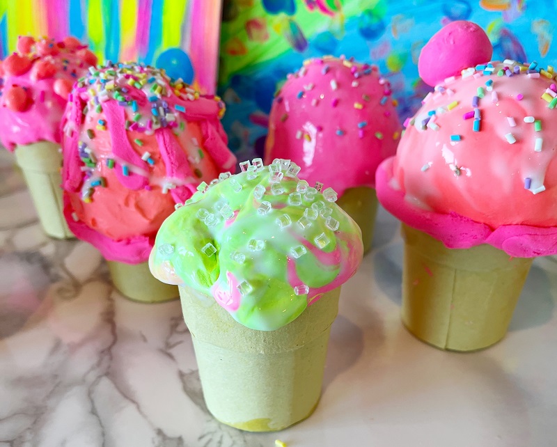Mini Ice Cream Cone DIY Craft