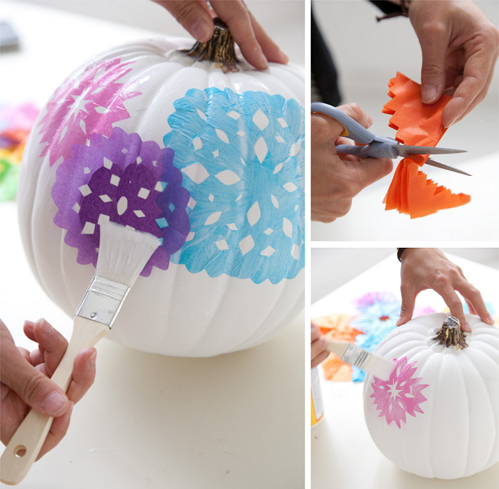 mod podge pumpkin