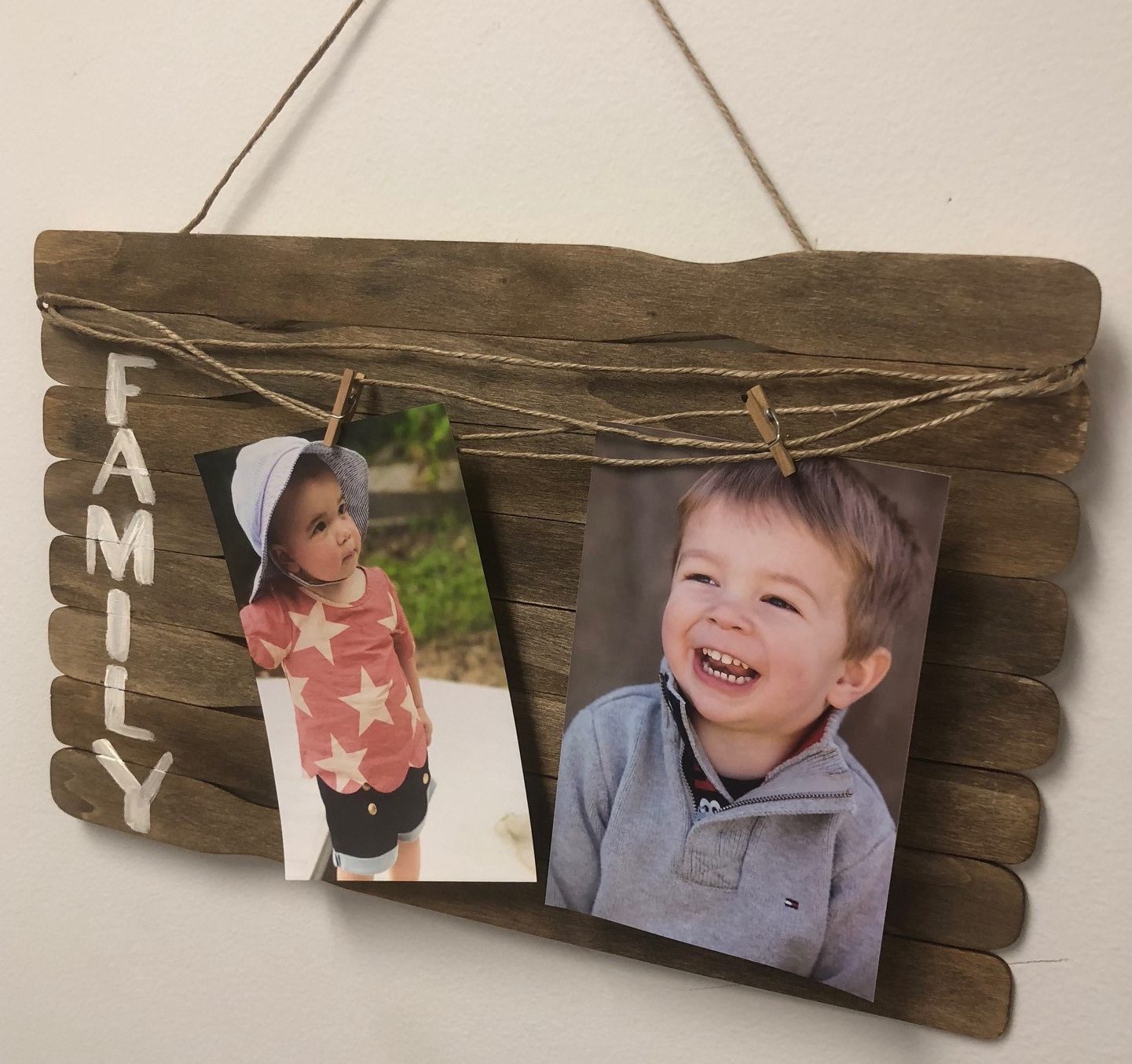 wood pallet FAMILY sign