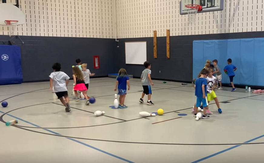 Pin Ball Game for PE Grades 1-6