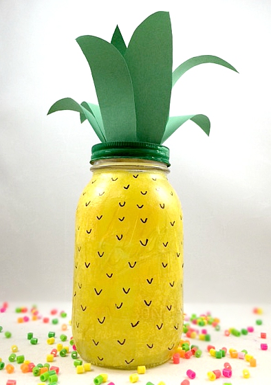 Pineapple Jar Pineapple mason jar decoration