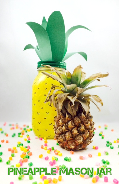 Pineapple Mason Jar